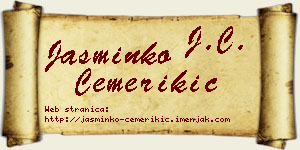 Jasminko Čemerikić vizit kartica